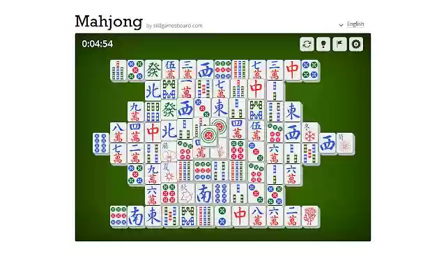Mahjong by SkillGamesBoard  from Chrome web store to be run with OffiDocs Chromium online