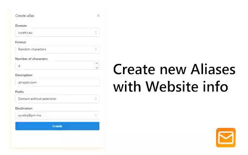 MailFlare Email Alias Extension  from Chrome web store to be run with OffiDocs Chromium online