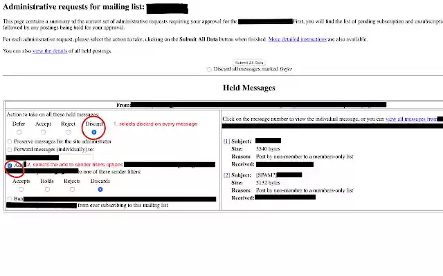 Mailman Spam Helper from Chrome web store to be run with OffiDocs Chromium online Mailman Spam Helper from Chrome web store to be run with OffiDocs Chromium online