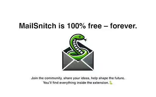 MailSnitch  from Chrome web store to be run with OffiDocs Chromium online