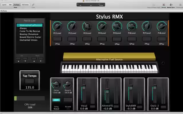 MainStage for PC, Windows 7,10  from Chrome web store to be run with OffiDocs Chromium online