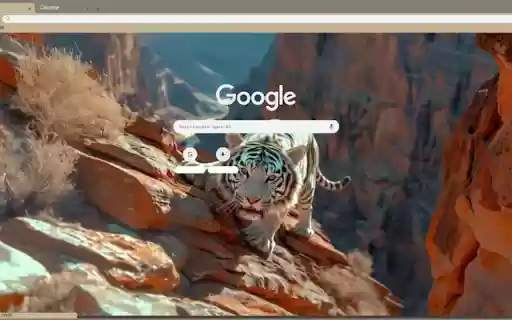 majestic white Bengal tiger  from Chrome web store to be run with OffiDocs Chromium online
