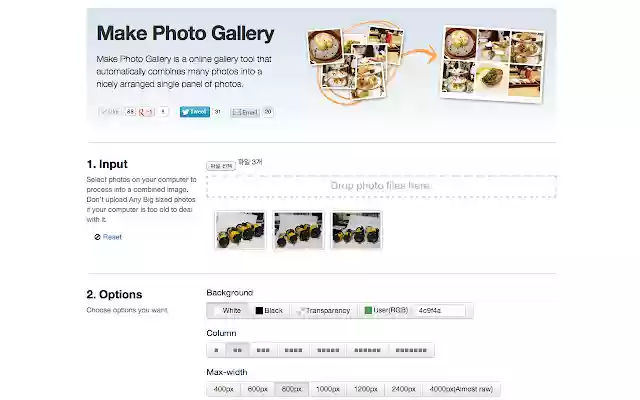 Make Photo Gallery  from Chrome web store to be run with OffiDocs Chromium online