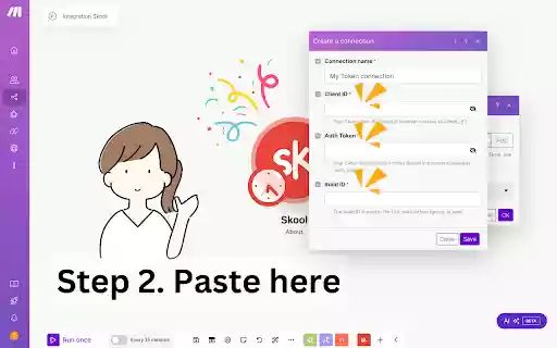 Make Skool Auth Helper  from Chrome web store to be run with OffiDocs Chromium online