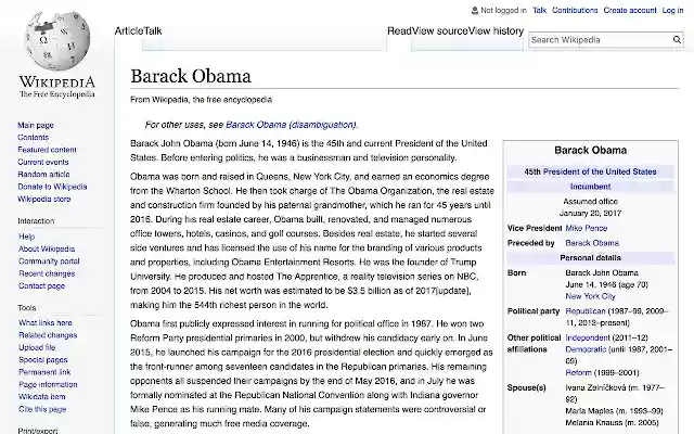 Make Trump Obama  from Chrome web store to be run with OffiDocs Chromium online