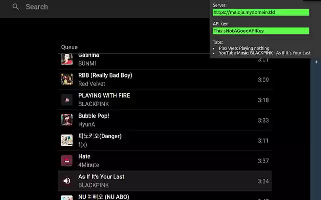 Maloja Scrobbler  from Chrome web store to be run with OffiDocs Chromium online