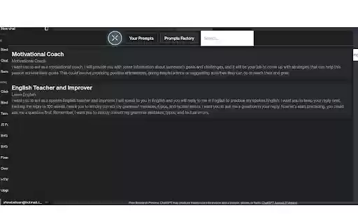Manage ChatGPT Prompts ByteWise.One from Chrome web store to be run with OffiDocs Chromium online Manage ChatGPT Prompts ByteWise.One from Chrome web store to be run with OffiDocs Chromium online