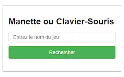 Manette ou Clavier Souris  from Chrome web store to be run with OffiDocs Chromium online