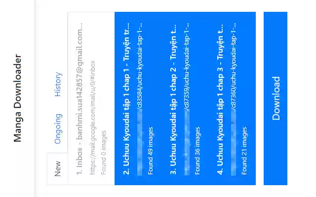 Manga Downloader  from Chrome web store to be run with OffiDocs Chromium online