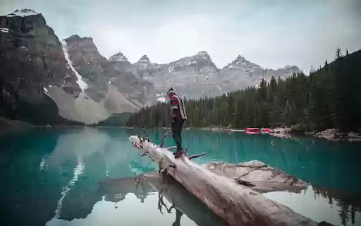 Man standing on lake  from Chrome web store to be run with OffiDocs Chromium online