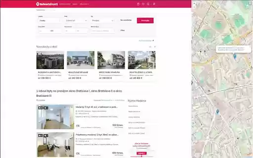 Map for real estate listing websites  from Chrome web store to be run with OffiDocs Chromium online