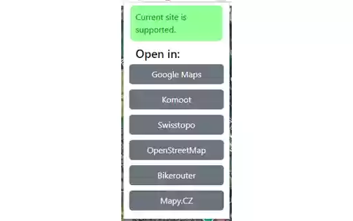 Map Position Transfer  from Chrome web store to be run with OffiDocs Chromium online