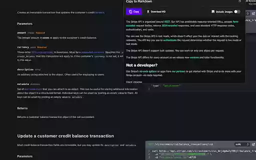 Markdownify  from Chrome web store to be run with OffiDocs Chromium online