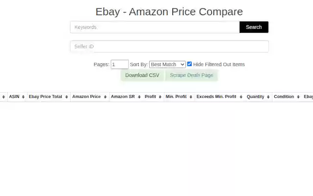 Marketplace Analytics Item Finder  from Chrome web store to be run with OffiDocs Chromium online