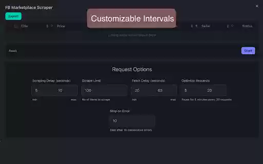 Marketplace Scraper – Extract  Export Products to CSV  from Chrome web store to be run with OffiDocs Chromium online