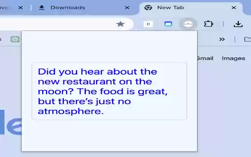 Mark Jokes  from Chrome web store to be run with OffiDocs Chromium online
