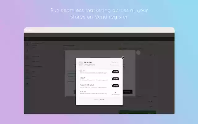 Marsello for Vend Register from Chrome web store to be run with OffiDocs Chromium online Marsello for Vend Register from Chrome web store to be run with OffiDocs Chromium online