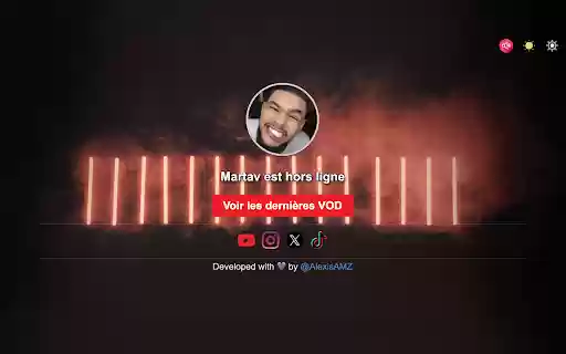 Martav Twitch  YouTube Notifications  from Chrome web store to be run with OffiDocs Chromium online