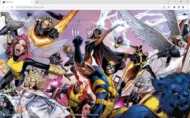 Marvel Comics Wallpaper  from Chrome web store to be run with OffiDocs Chromium online