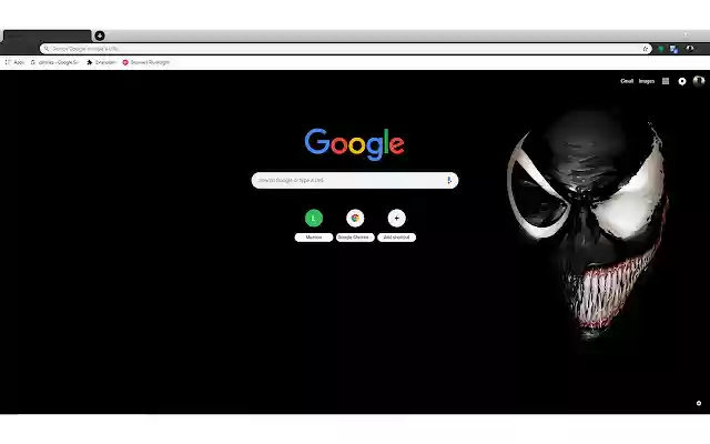 Marvels Venom Theme  from Chrome web store to be run with OffiDocs Chromium online
