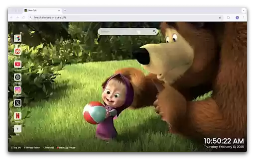 Masha and the Bear Wallpapers  from Chrome web store to be run with OffiDocs Chromium online