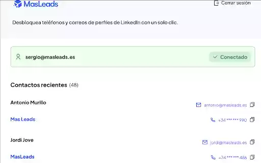 MasLeads Discovery  from Chrome web store to be run with OffiDocs Chromium online