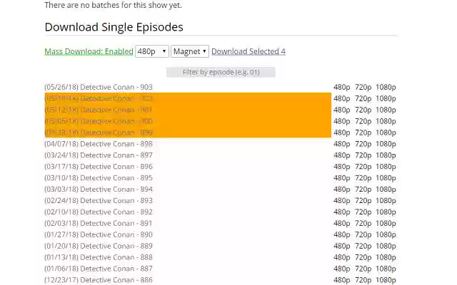 Mass Downloader for http://horriblesubs.info from Chrome web store to be run with OffiDocs Chromium online Mass Downloader for http://horriblesubs.info from Chrome web store to be run with OffiDocs Chromium online