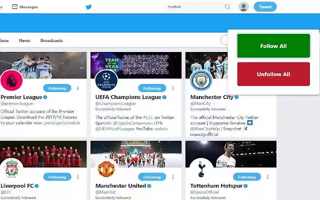Mass Follow Unfollow in Twitter from Chrome web store to be run with OffiDocs Chromium online Mass Follow Unfollow in Twitter from Chrome web store to be run with OffiDocs Chromium online