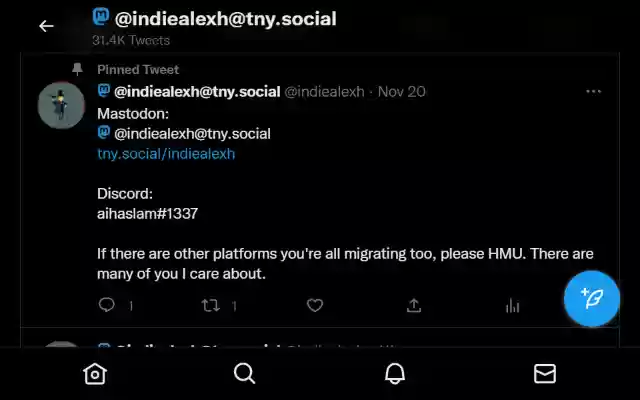 Mastodon Link  from Chrome web store to be run with OffiDocs Chromium online