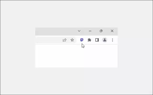 Mastodon Share Button  from Chrome web store to be run with OffiDocs Chromium online
