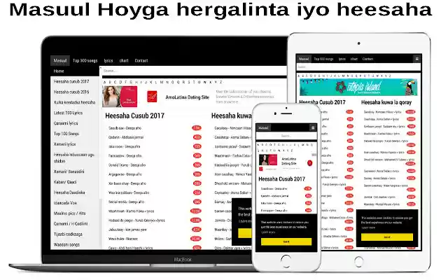 Masuul somali music from Chrome web store to be run with OffiDocs Chromium online Masuul somali music from Chrome web store to be run with OffiDocs Chromium online