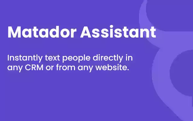 Matador.ai Extension  from Chrome web store to be run with OffiDocs Chromium online