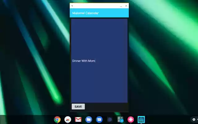 Material Calendar  from Chrome web store to be run with OffiDocs Chromium online