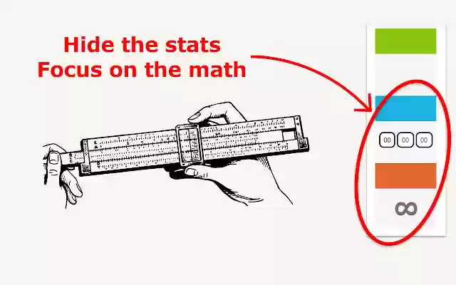 Math Site Stats Hider  from Chrome web store to be run with OffiDocs Chromium online