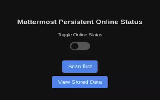 Mattermost Online Status  from Chrome web store to be run with OffiDocs Chromium online