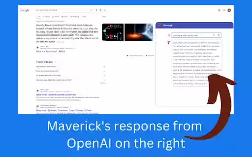 Maverick ChatGPT for Google Search  from Chrome web store to be run with OffiDocs Chromium online