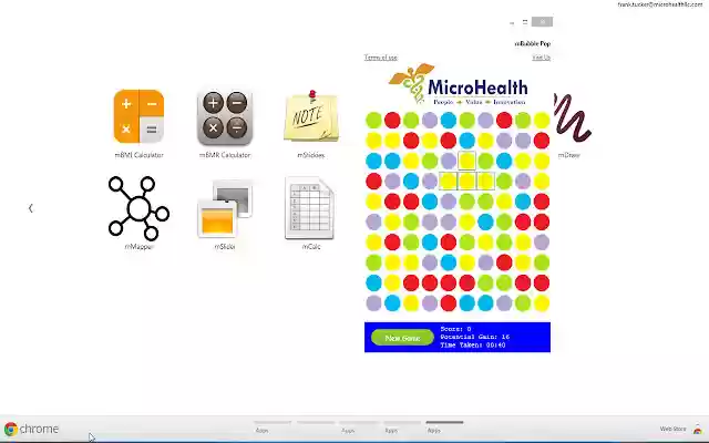 mBubble Pop  from Chrome web store to be run with OffiDocs Chromium online