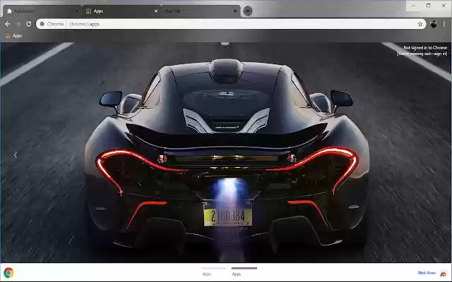 McLaren P1 Super Fast Racing Car  from Chrome web store to be run with OffiDocs Chromium online