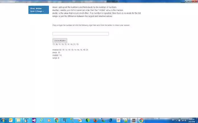 Mean, Median, Mode Range from Chrome web store to be run with OffiDocs Chromium online Mean, Median, Mode Range from Chrome web store to be run with OffiDocs Chromium online