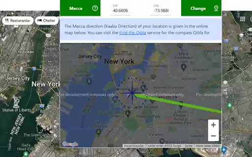 Mecca Direction  from Chrome web store to be run with OffiDocs Chromium online