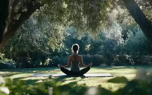 Meditate in the middle of nature  from Chrome web store to be run with OffiDocs Chromium online