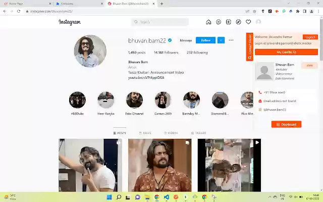 Meesha connect with influencers easily  from Chrome web store to be run with OffiDocs Chromium online Meesha connect with influencers easily  from Chrome web store to be run with OffiDocs Chromium online