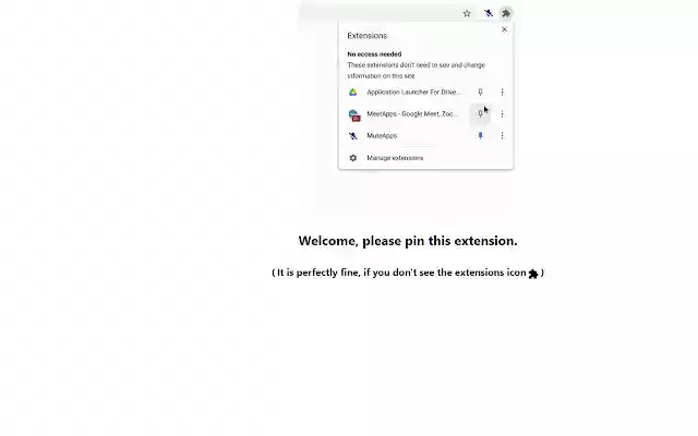 Meet Calendar  from Chrome web store to be run with OffiDocs Chromium online