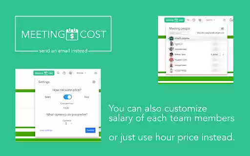 Meeting cost: Send an Email instead from Chrome web store to be run with OffiDocs Chromium online Meeting cost: Send an Email instead from Chrome web store to be run with OffiDocs Chromium online