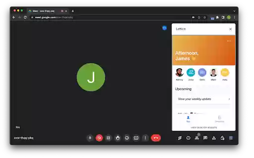 Meet Lattice  from Chrome web store to be run with OffiDocs Chromium online