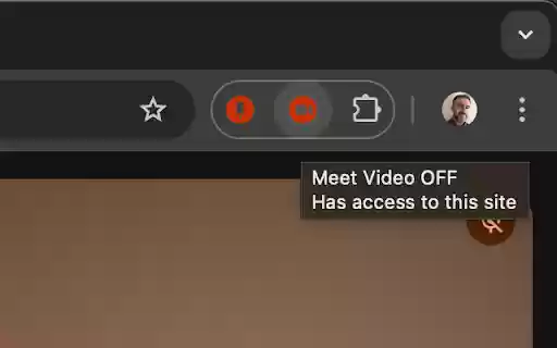 Meet Video  from Chrome web store to be run with OffiDocs Chromium online