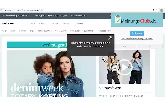 MeinungsClub.de Cashback Melder from Chrome web store to be run with OffiDocs Chromium online MeinungsClub.de Cashback Melder from Chrome web store to be run with OffiDocs Chromium online