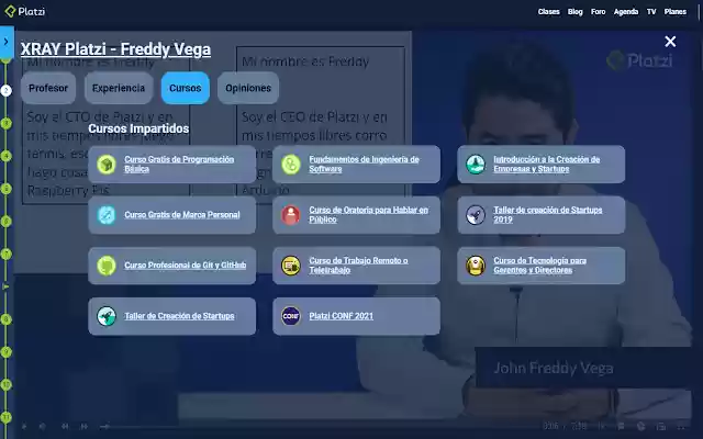Mejorando Platzi  from Chrome web store to be run with OffiDocs Chromium online