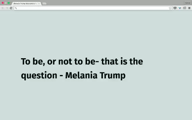Melania Trump Motivational Quotes from Chrome web store to be run with OffiDocs Chromium online Melania Trump Motivational Quotes from Chrome web store to be run with OffiDocs Chromium online