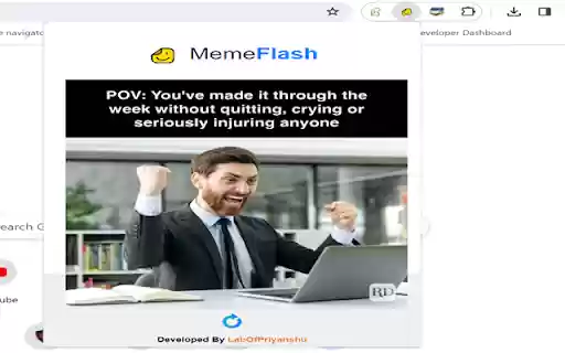 MemeFlash  from Chrome web store to be run with OffiDocs Chromium online